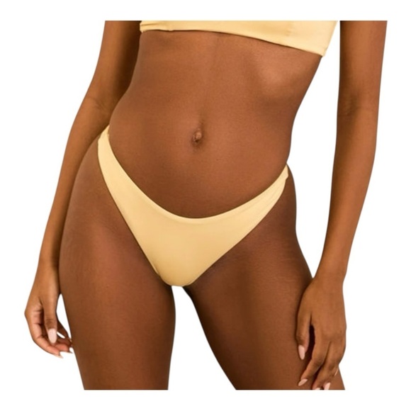 Dippin Daisys Eyelet Bikini in Sunshine Yellow NWT - Picture 4 of 10